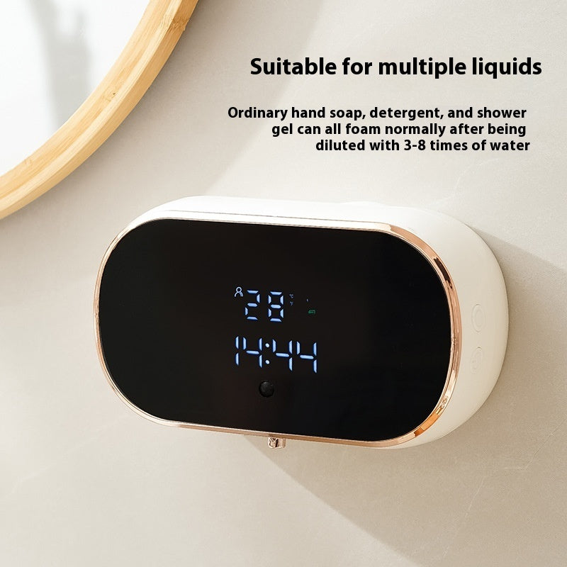 Distributeur de savon mousse automatique